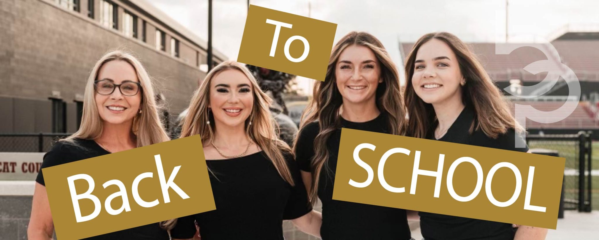 Beauti Pharm babes at the new high school stadium!